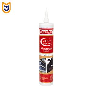 چسب سیلیکون کارتریج همه کاره مشکی کاسپین مدل All purpose sealant