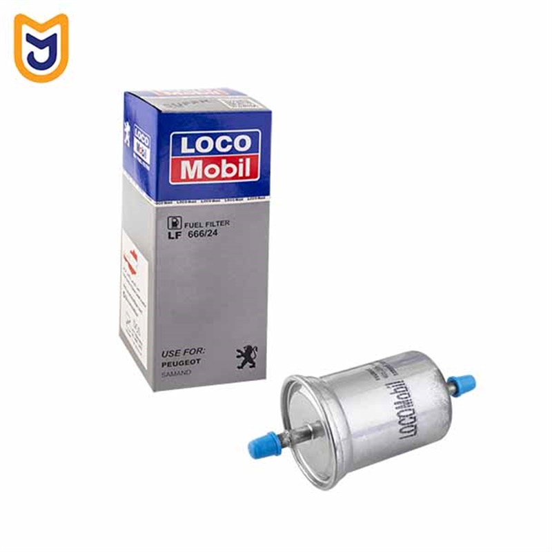 فیلتر بنزین لوکومبیل LOCO Mobil مدل LF666/117 (فلزی) مناسب پژو 206