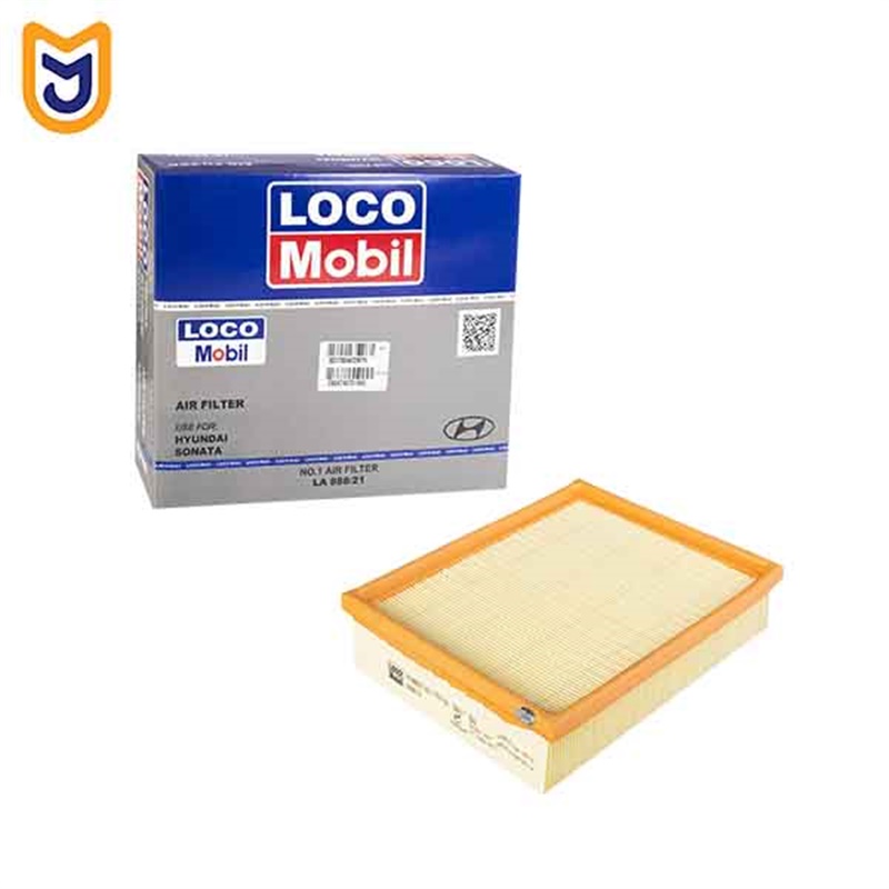 فیلتر هوا لوکومبیل LOCO Mobil مدل LA888/21 مناسب هیوندای سوناتا NF (چهار سیلندر)