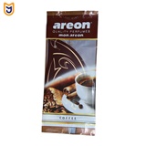خوشبو کننده آویزی داخل کابین خودرو آرئون مدل mon areon رایحه قهوه