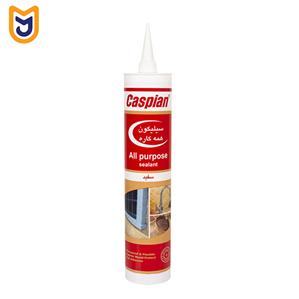 چسب سیلیکون کارتریج همه کاره سفید کاسپین مدل All purpose sealant