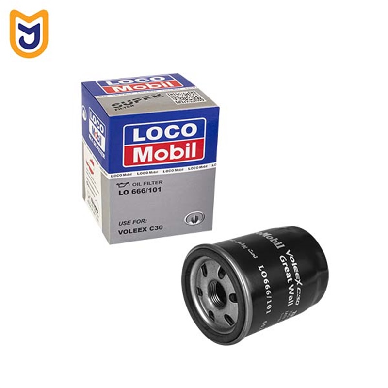 فیلتر روغن موتور لوکومبیل LOCO Mobil مدل LO666/101 مناسب گریت وال ولکس C30