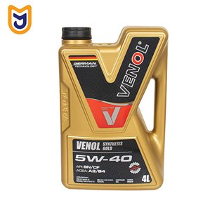 روغن موتور خودرو ونول VENOL مدل SYNTHESIS GOLD 5W-40 (چهار لیتری)