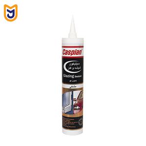 چسب سیلیکون کارتریج شیشه و فلز مشکی بدون بو کاسپین مدل Glazing Sealant