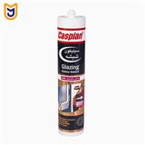 چسب سیلیکون کارتریج شیشه مشکی کاسپین مدل Glazing Acetoxy Sealant