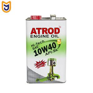 روغن موتور خودرو آترود ATROD مدل Hi-Tech SL 10W40 (چهار لیتری)