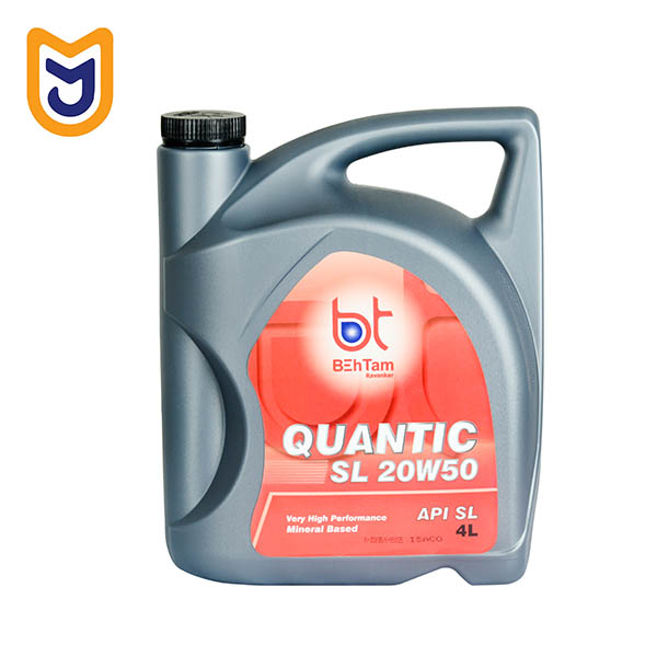 روغن موتور خودرو بهتام BehTam مدل QUANTIC SL 20W50 (چهار لیتری)