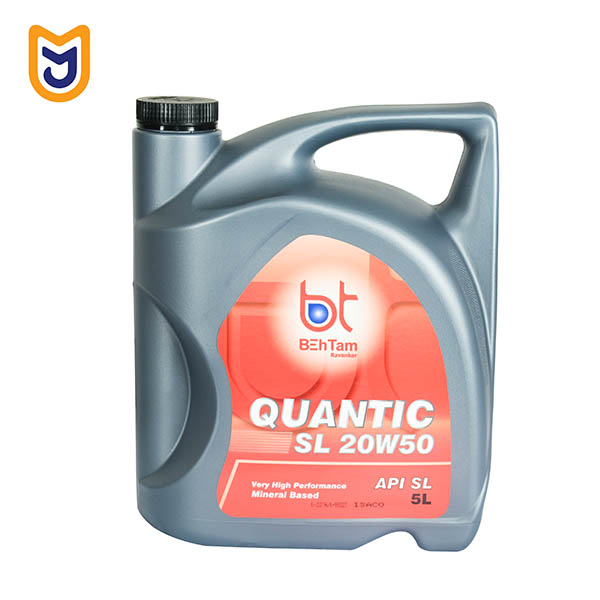 روغن موتور خودرو بهتام BehTam مدل QUANTIC SL 20W50 (پنج لیتری)