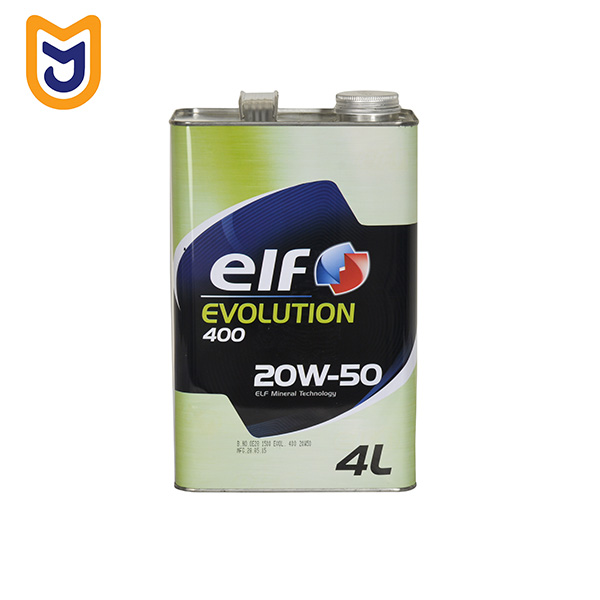 روغن موتور خودرو الف elf مدل (EVOLUTION 400 (20W50 (چهار لیتری)