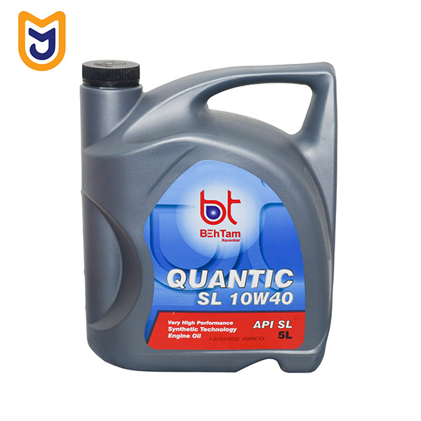 روغن موتور خودرو بهتام BehTam مدل QUANTIC SL 10W40 (پنج لیتری)