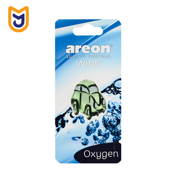 خوشبو کننده آویزی داخل کابین خودرو آرئون areon مدل WIND FRESH رایحه اکسیژن